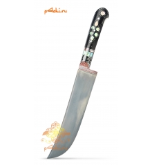 Узбекский нож пчак, черное дерево (граб) - Черная мамба