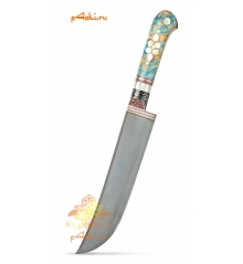 Узбекский нож пчак, кап клёна - Горный хрусталь