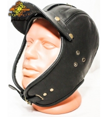 Шлем кожаный