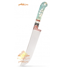 Узбекский нож пчак, кап клёна - Бирюзовый, нержавейка