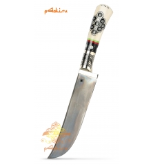 Узбекский нож пчак "Ферганское чудо", афганка от усто Ибрагима, кость